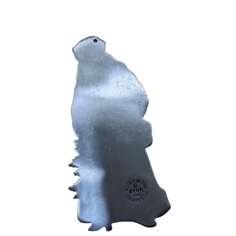 Pewter Victorian‎ Santa Ornament